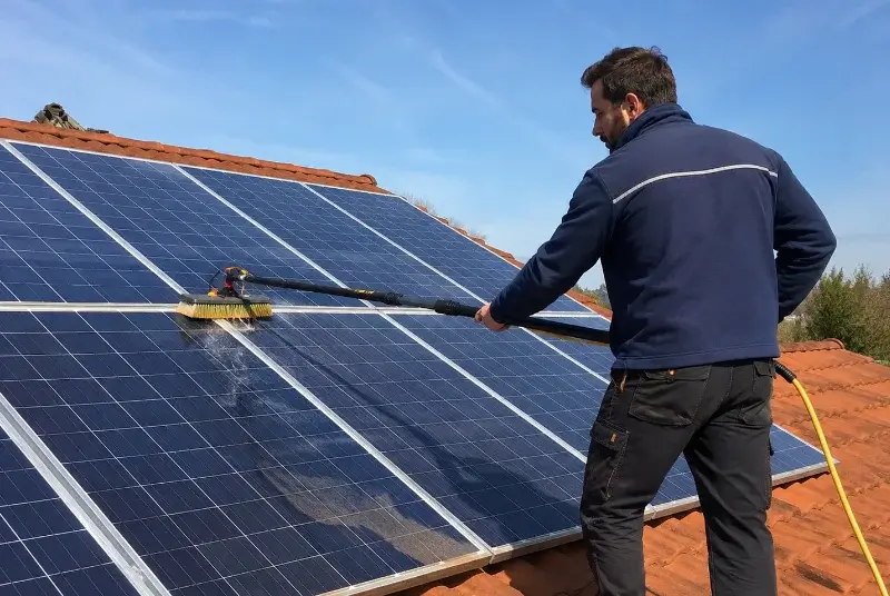 Nettoyage et entretien de panneaux solaires à Uza